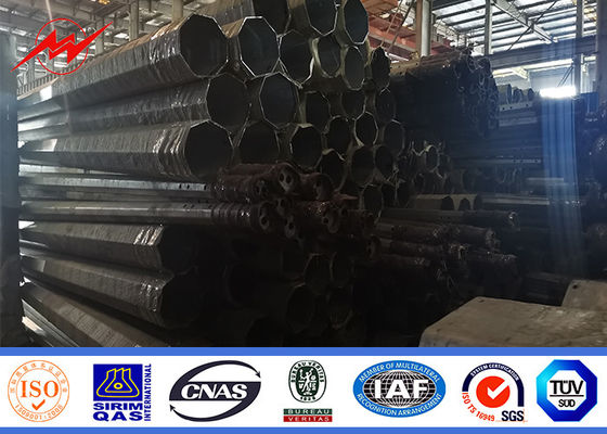 S355JR Stahl- Röhren-Pole galvanisierte Kraftübertragungs-Strom-Verteilung