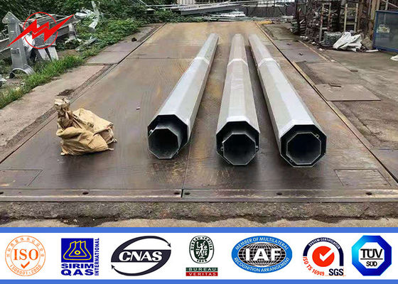 Stahlstrommast-traditionelle galvanisierte Verteilung 69kv 60ft 65ft 70ft