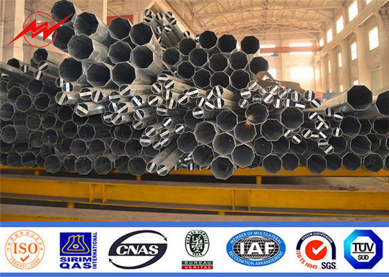 36mm polygonales 11.8m 4000 Dan Electrical Power Pole To Fernleitungs-Projekt