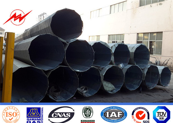 Soem elektrische 12 Ft galvanisierte Stahlstrommast mit Bitumen