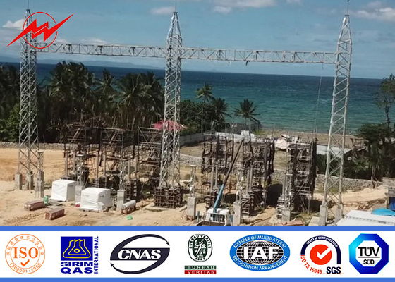 Mono-Pole Turm 110kv 230kv für Fernleitungs-Projekt