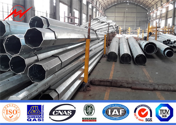 69kv Tranditional galvanisierte Verteilungs-Metallstrommaste Philippinen