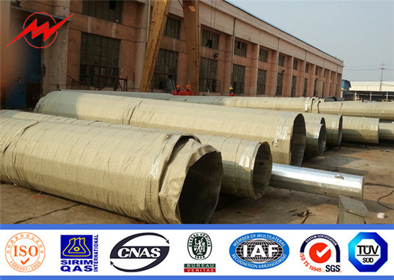 6-18m Hot Galvanized Steel Power Metal Pole Für Übertragungsleitungen Stahl elektrische Pole