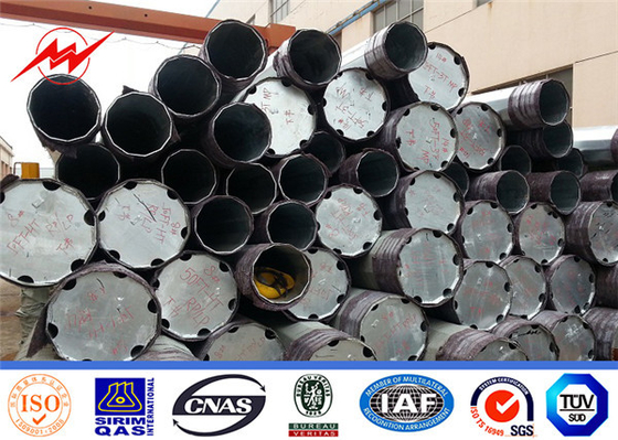 12m 600 Stahl-Pole-achteckige elektrische Gebrauchsenergie Dan Grs 65 galvanisierte