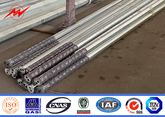 11m Q345 Gr65 materielles 110kv Gebrauchsgetriebe Pole spitzte sich zu