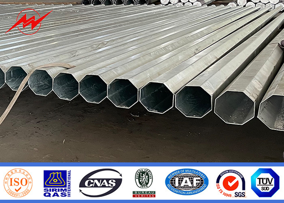 NEA Hot Dip Galvanized Tubular Pole 25ft 35ft 45ft für die Stromübertragung
