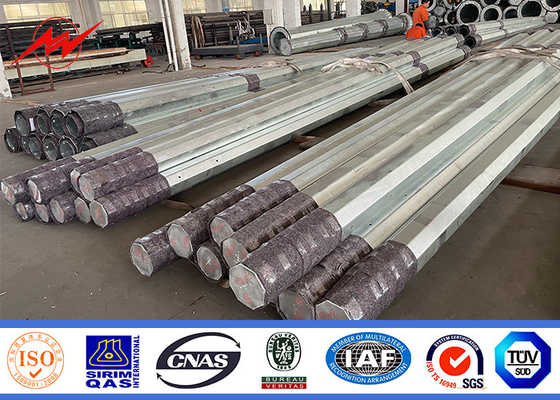 Bitumen elektrischer Strom Pole Übertragung Stahl Pole 36mm Q345