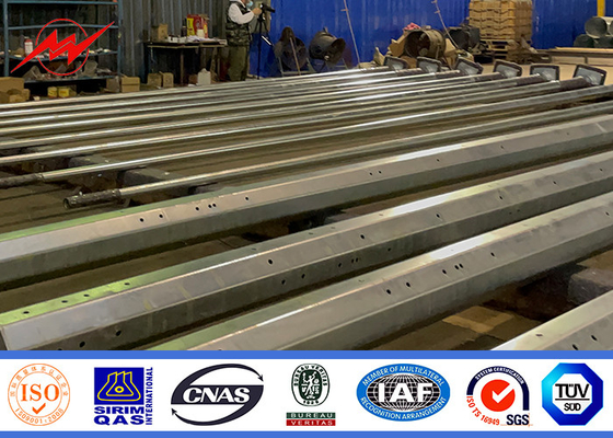 35FT 40FT Galvanisiertes Elektro-Stahl-Stromverteilungsmast Hot Dip