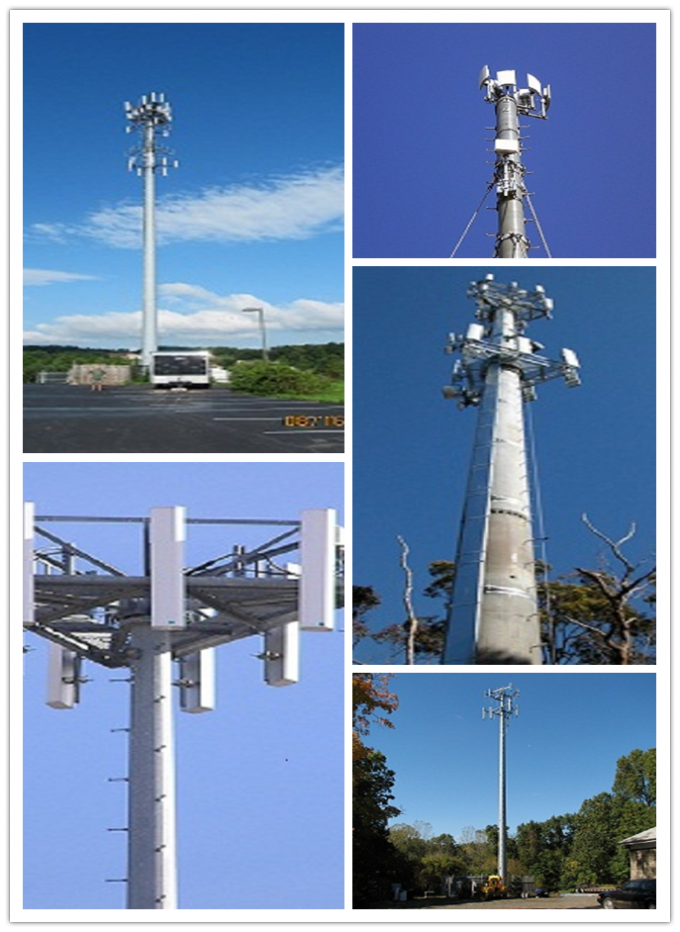 50m konischer Freileitungsmast Energie-138kv/Kraftübertragung Pole 3