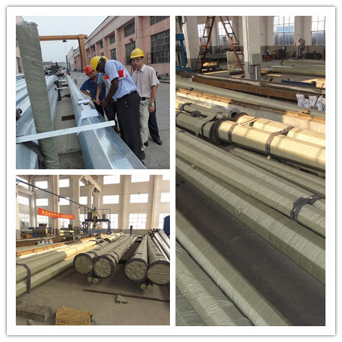 11M 13.5KNEElektrische Strompfeiler für die Anbringung im Boden oder in der Grundplatte in verschiedenen Größen und Oberflächen 0